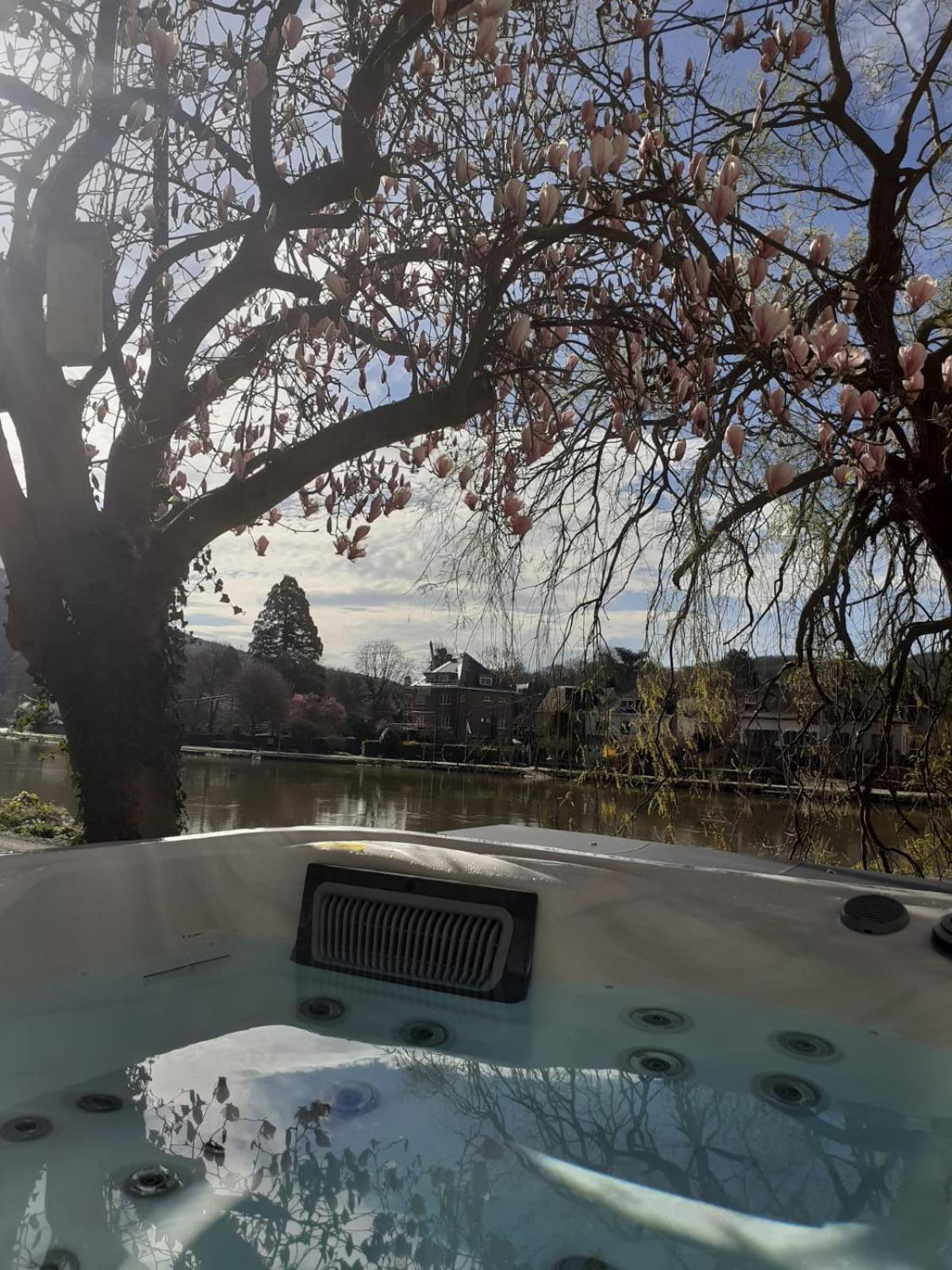 Pieds Dans L'eau Private Wellness Bordure De Meuse Casa de Férias Lustin